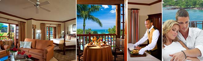 Beaches Honeymoon Suiten auf Jamaika oder auf den Turks- und Caicosinseln